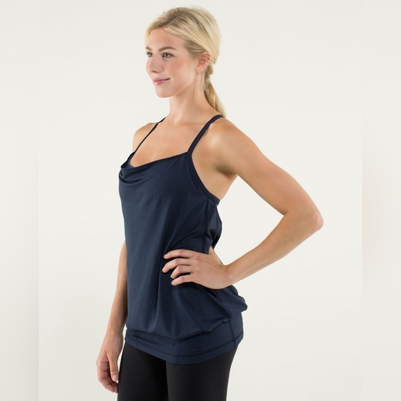 Lululemon C.Y.B Tank Inkwell / Wee Are From Space October Inkwell Size 6 - Picture 2 of 11